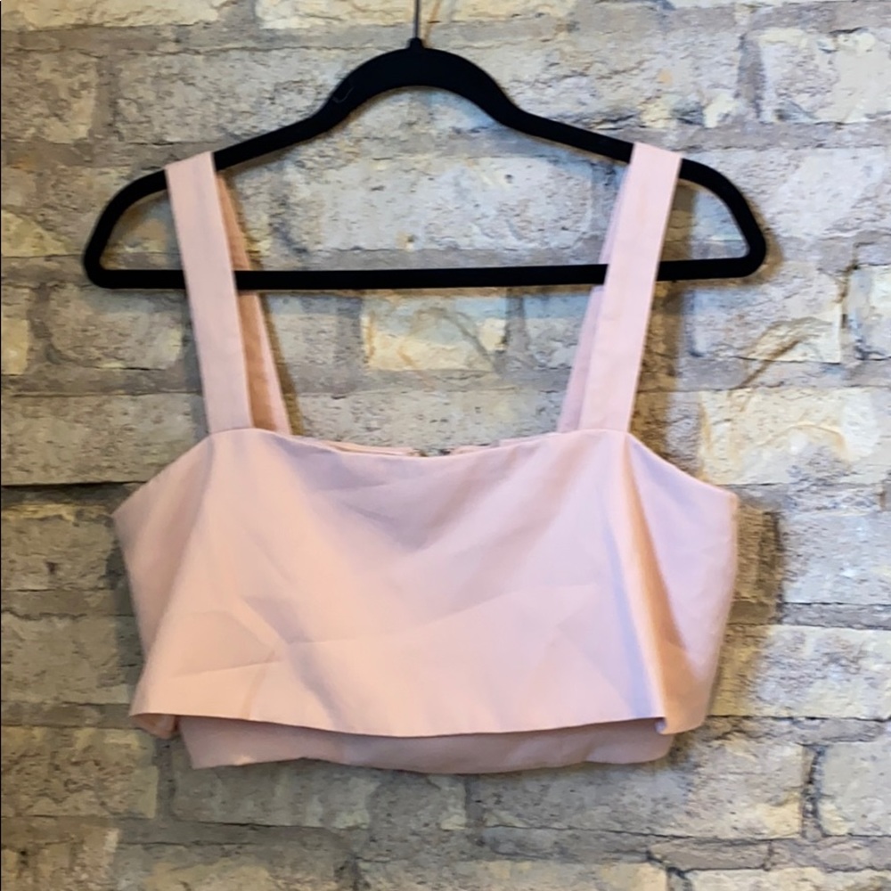 Cream crop top